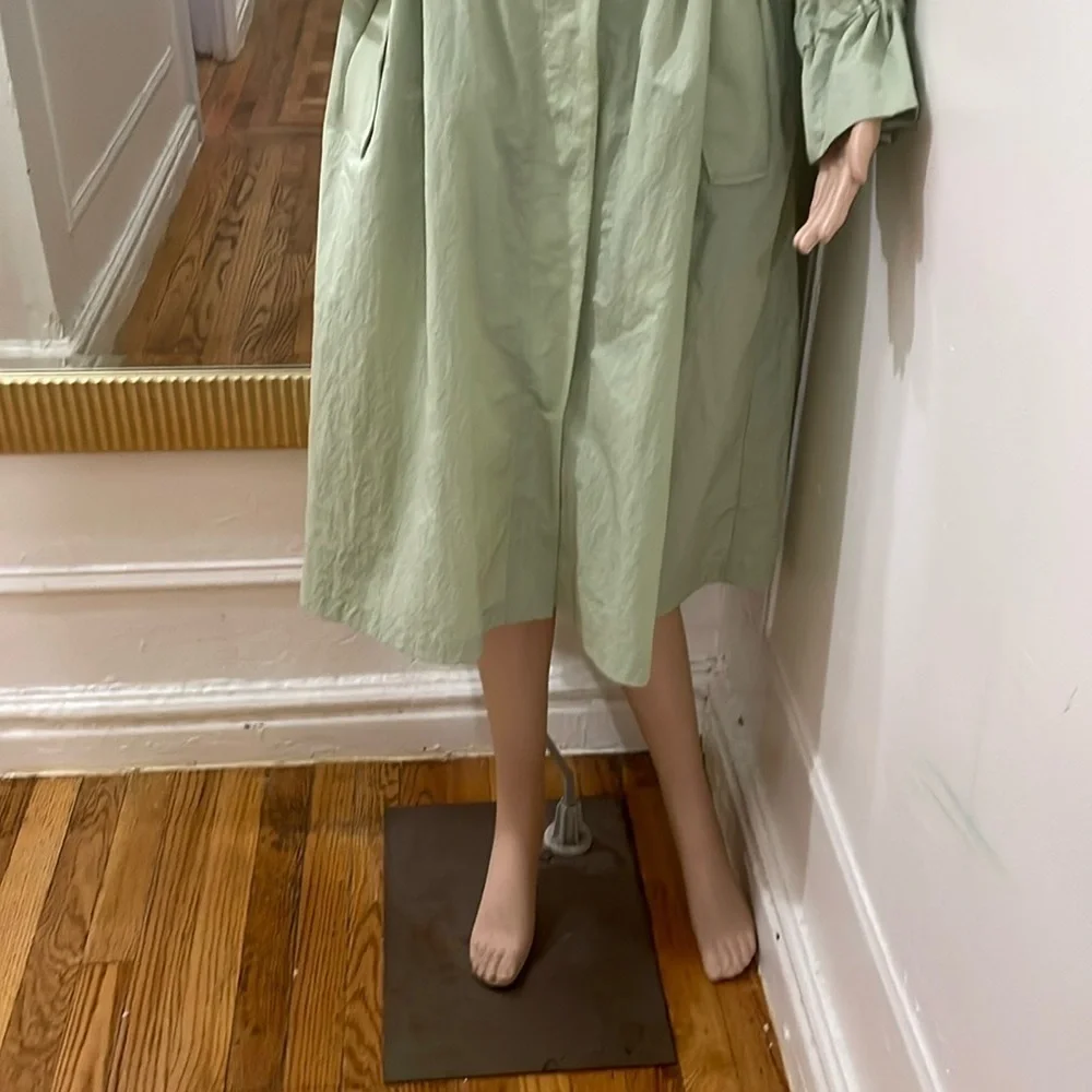 Karl Lagerferd Light Green Hooded jacket